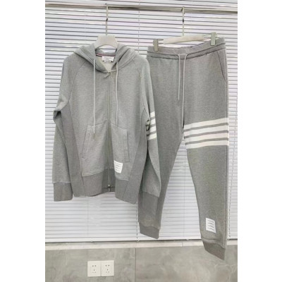 Thom browne 2022 Mens Casual Logo Training Set - 톰브라운 2022 남성 캐쥬얼 로고 트레이닝 셋트 Thom0197x.Size(m - 2xl).그레이