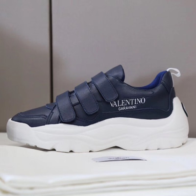 Valentino 2019 Mm / Wm Leather Running Shoes - 발렌티노 2019 남여공용 레더 런닝슈즈,VTS0104,Size(225 - 270).네이비