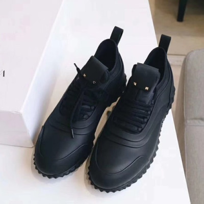 Valentino 2019 Mm / Wm Leather Running Shoes - 발렌티노 2019 남여공용 레더 런닝슈즈,VTS0107,Size(225 - 270).블랙