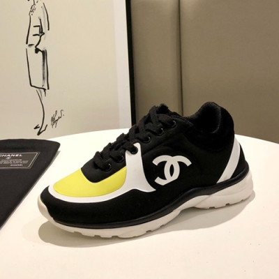 Chanel 2019 Mm / Wm Running Shoes - 샤넬 2019 남여공용 런닝슈즈 CHAS0389.Size(225 - 275).블랙+옐로우