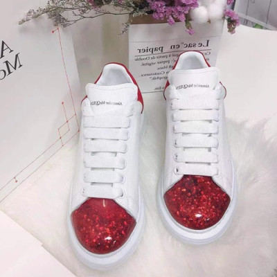 Alexander McQueen 2019 Mm/Wm Oversol Sneakers - 알렉산더맥퀸 2019 남여공용 오버솔 스니커즈 AMQS0084,Size(225 - 270).화이트