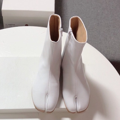 Maison Margiela 2019 Ladies Leather Boots - 메종 마르지엘라 2019 여성용 레더 부츠 MMS0023,Size(225-245),화이트