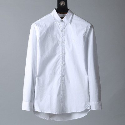 Burberry 2019 Mens Vintage Logo Slim Fit Cotton shirt - 버버리 2019 남성 빈티지 로고 슬림핏 코튼 셔츠 Bur0999x.Size(s - 2xl).화이트