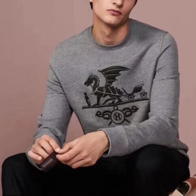 Burberry 2019 Mens Logo Cotton Man-to-man - 버버리 2019 남성 로고 코튼 맨투맨 Bur1011x.Size(m - 2xl).그레이