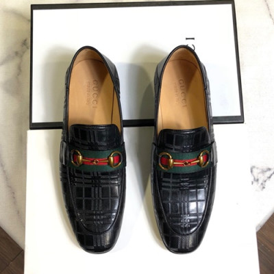 Gucci 2019 Mens Leather Loafer - 구찌 2019 남성용 레더 로퍼 GUCS0282.Size(240 - 270).블랙