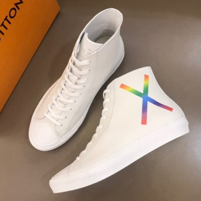 Louis vuitton 2019 Mens Leather Sneakers  - 루이비통 2019 남성용 레더 스니커즈 LOUS0244,Size(240 - 270).화이트