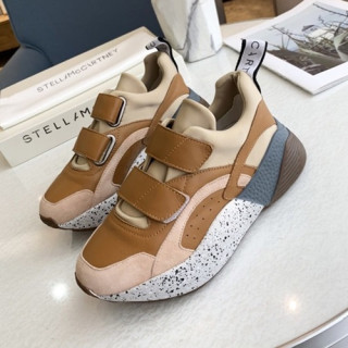 Stella McCartney 2019 Ladies Leather Sneakers - 스텔라매카트니 2019 여성용 레더 스니커즈 STES0053,Size(225 - 255).카멜베이지