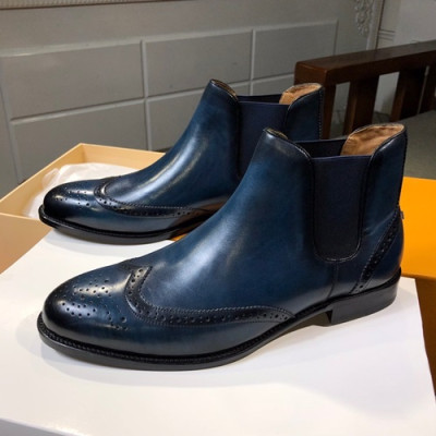 Louis vuitton 2019 Mens Leather Boots - 루이비통 2019 남성용 레더 부츠,LOUS0246,Size(240 - 270).블루