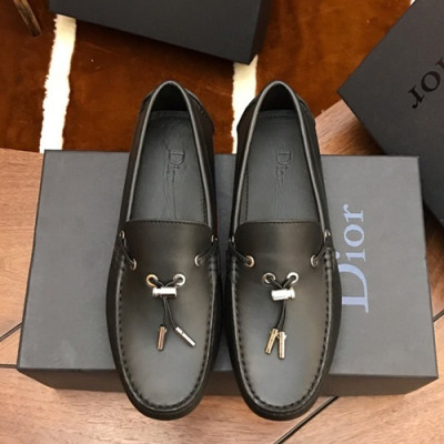Dior 2019 Mens Leather Loafer - 디올 2019 남성용 레더 로퍼 DIOS0095,Size(240 - 275).블랙