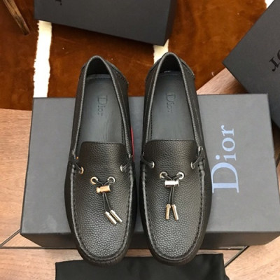 Dior 2019 Mens Leather Loafer - 디올 2019 남성용 레더 로퍼 DIOS0096,Size(240 - 275).블랙
