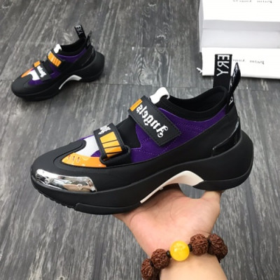 Palm Angels 2019 Mens Leather Running Shoes - 팜 엔젤스 2019 남성용 레더 런닝슈즈 PALS0009,Size(240 - 275).블랙