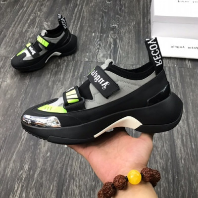 Palm Angels 2019 Mens Leather Running Shoes - 팜 엔젤스 2019 남성용 레더 런닝슈즈 PALS0010,Size(240 - 275).블랙