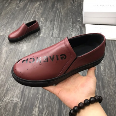 Givenchy 2019 Mens Leather Slip On - 지방시 2019 남성용 레더 슬립온 GIVS0045,Size(240 - 270).와인