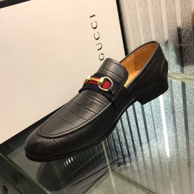 Gucci 2019 Mens Leather Shoes - 구찌 2019 남성용 레더 슈즈,GUCS0293.Size(240 - 270).블랙