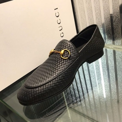 Gucci 2019 Mens Leather Shoes - 구찌 2019 남성용 레더 슈즈,GUCS0295.Size(240 - 270).블랙