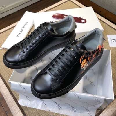 Givenchy 2019 Mens Leather Sneakers - 지방시 2019 남성용 레더 스니커즈,GIVS0053,Size(240 - 270).블랙