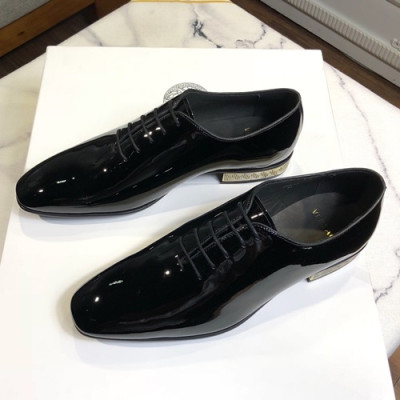 Versace 2019 Mens Leather Oxford Shoes  - 베르사체 2019 남성용 레더 옥스퍼드 슈즈 VERS0044.Size (240 - 270).블랙