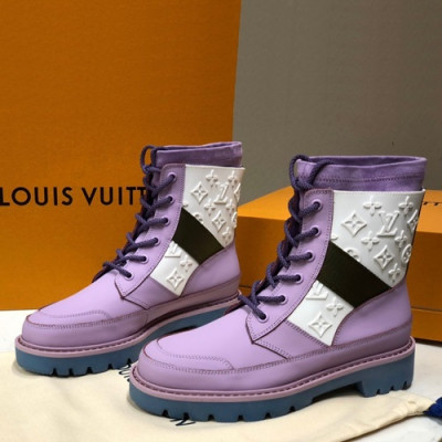 Louis vuitton 2019 Ladies Leather Boots Sneakers - 루이비통 2019 여성용 레더 부츠 스니커즈,LOUS0257,Size(225 - 245).퍼플