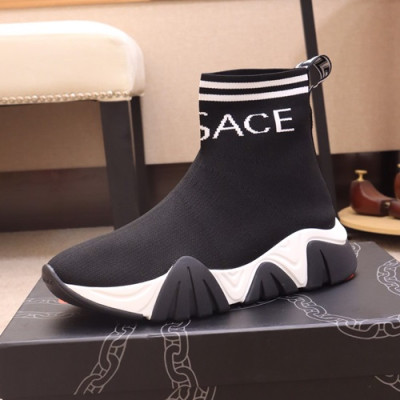 Versace  2019 Mm /Wm Knit Running Shoes - 베르사체 2019 남여공용 니트 런닝슈즈,VERS0051,Size(225 - 275).블랙