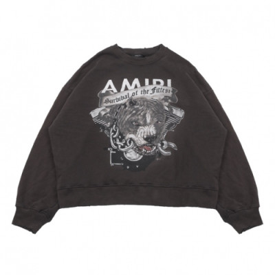 Amiri 2019 Mens Lost Boys Cotton Man-to-man - 아미리 2019 남성 코튼 맨투맨 Ami0050x.Size(s - l).블랙