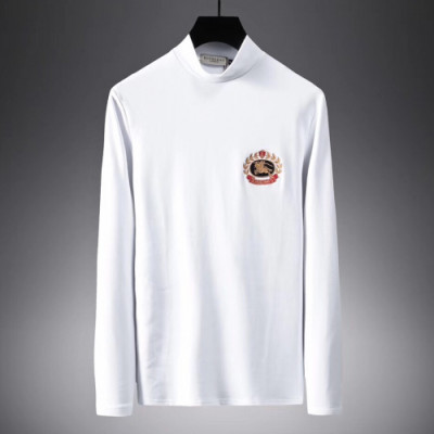 Burberry 2019 Mens Logo Cotton Man-to-man - 버버리 2019 남성 로고 코튼 맨투맨 Bur01101x.Size(m - 3xl).화이트