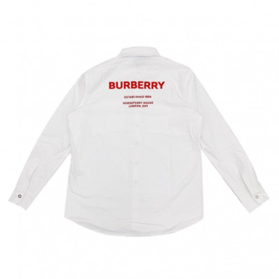 Burberry 2019 Mens Vintage Logo Cotton shirt - 버버리 2019 남성 빈티지 로고 코튼 셔츠 Bur01103x.Size(m - xl).화이트