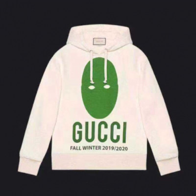 Gucci 2019 Mm/Wm Logo Cotton HoodT - 구찌 2019 남자 로고 코튼 후드티 Guc01355x.Size(xs - xl).화이트