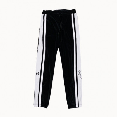 Y3 2019 Mens Casual Logo Training Pants - 요지야마모토 2019 남성 캐쥬얼 로고 트레이닝 팬츠 Y3/0032x.Size(s - xl).블랙