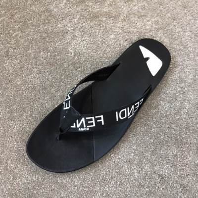 Fendi 2019 Mens Slipper - 펜디 2019 남성용 슬리퍼 FENS0147,Size(240 - 275).블랙