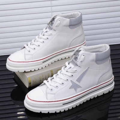 Gucci 2019 Mens Leather Sneakers - 구찌 2019 남성용 레더 스니커즈 GUCS0333,Size(240 - 270).화이트