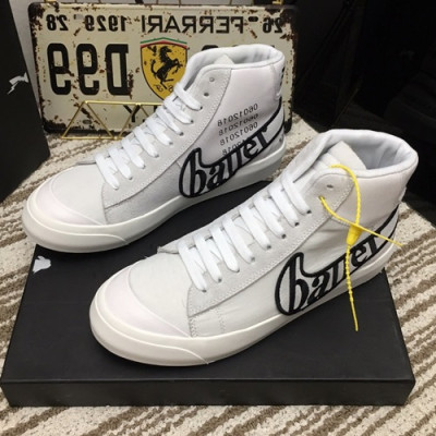 Nike x Air Jordan1 2019  Mens Leather Sneakers - 나이키 x 에어조던 1 2019 남성용 레더 스니커즈 NIKS0006.Size(240 - 270),화이트