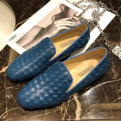 Bottega Veneta 2019 Ladies Leather Loafer - 보테가베네타 2019 여성용 레더 로퍼 BVS0071,Size(225 - 250).블루