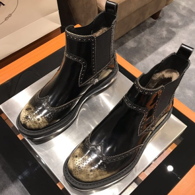 Prada 2019 Mens Leather Boots - 프라다 2019 남성용 레더 부츠,PRAS00181,Size(245 - 265).블랙