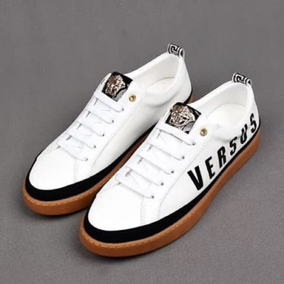 Versace 2019 Mens Leather Sneakers - 베르사체 2019 남성용 레더 스니커즈 VERS0066.Size (240 - 270).화이트