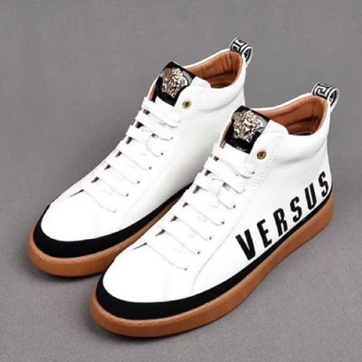 Versace 2019 Mens Leather Sneakers - 베르사체 2019 남성용 레더 스니커즈 VERS0068.Size (240 - 270).화이트