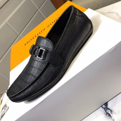 Louis vuitton 2019 Mens Leather Loafer  - 루이비통 2019 남성용 레더 로퍼 LOUS0268,Size(240 - 270).블랙