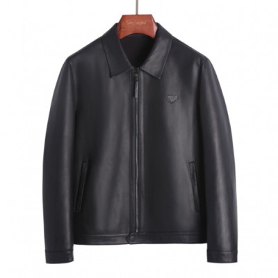 Armani 2019 Mens Logo Casual Leather Jacket - 알마니 2019 남성 로고 캐쥬얼 가죽자켓 Arm0281x.Size(m - 3xl).블랙