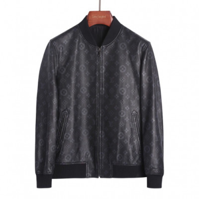 Louis vuitton 2019 Mens Logo Casual Sheep-skin Jacket - 루이비통  2019 남성 로고 캐쥬얼 양가죽 자켓 Lou01259x.Size(m - 3xl).블랙