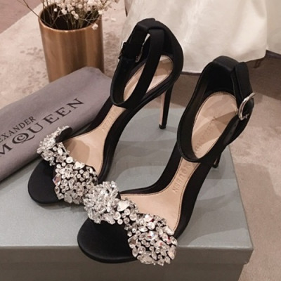 Alexander McQueen  2019 Ladies High Heel Sandal - 알렉산더맥퀸 2019 여성용 하이힐 샌들, AMQS0095.Size(225 -  250).블랙