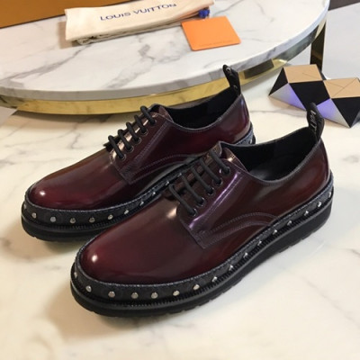 Louis Vuitton 2019 Mens Leather Sneakers Shoes - 루이비통 2019 남성용 레더 스니커즈 슈즈 LOUS0276.Size(245 - 270).와인