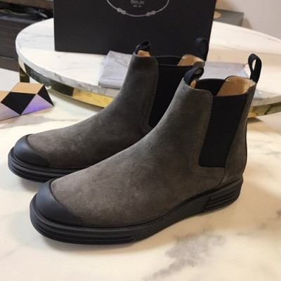 Prada 2019 Mens Suede Boots - 프라다 2019 남성용 스웨이드 부츠,PRAS00184,Size(245 - 270).그레이