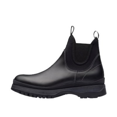 Prada 2019 Mm / Wm Leather Boots - 프라다 2019 남여공용 레더 부츠,PRAS00190,Size(225 - 265).블랙