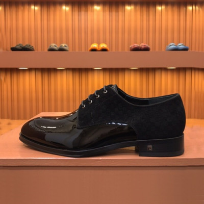 Louis Vuitton 2019 Mens Leather Oxford Shoes - 루이비통 2019 남성용 레더 옥스퍼드 슈즈 LOUS0281.Size(240 - 270).블랙