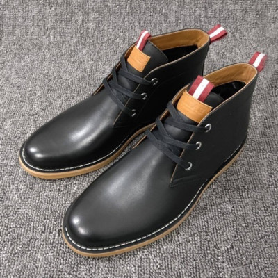Bally 2019 Mens Leather Boots Sneakers - 발리 2019 남성용 레더 부츠 스니커즈,BALS0069,Size(245 - 265).블랙