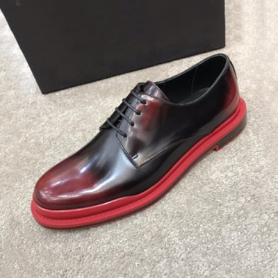 Bottega Veneta 2019 Mens Leather Oxford Shoes - 보테가베네타 2019 남성용 레더 옥스퍼드 슈즈 BVS0079.Size(240 - 270).레드+블랙