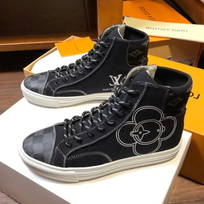 Louis vuitton 2019 Mens Canvas Sneakers  - 루이비통 2019 남성용 캔버스 스니커즈 LOUS0291,Size(240 - 270).블랙