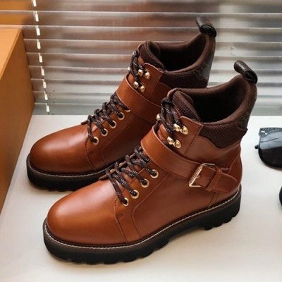 Louis vuitton 2019 Ladies Leather Boots - 루이비통 2019 여성용 레더 부츠,LOUS0294,Size(225 - 250).브라운