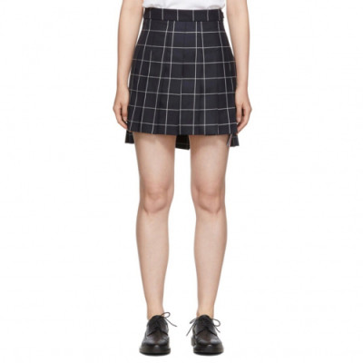 Thom Browne 2019 Womens Classic Check Skirt - 톰브라운 2019 여성 클래식 체크 스커트 Thom0272x.Size(s - l).네이비