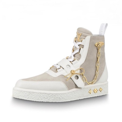 Louis Vuitton 2019 Mm / Wm Suede Boots Sneakers - 루이비통 2019 남여공용 스웨이드 부츠 스니커즈 LOUS0301,Size(225 - 275).화이트