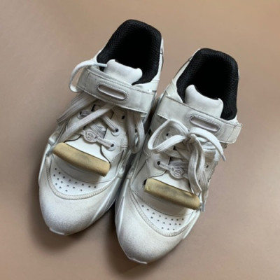 Maison Margiela 2019 Ladies Leather Running Shoes - 메종 마르지엘라 2019 여성용 레더 런닝슈즈 MMS0028,Size(230-250),화이트